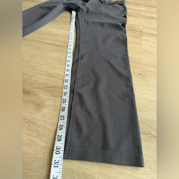 THEORY TECH RAFFI COMPACT PONTE PANTS IN ASPHALT SZ 33 - Picture 4 of 7